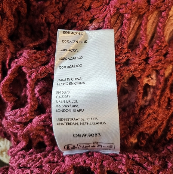 Kimchi Blue Lydia Ombre Sheer Crochet Mini Dress, Open Back, Pink Rose Combo, XS - Picture 11 of 13